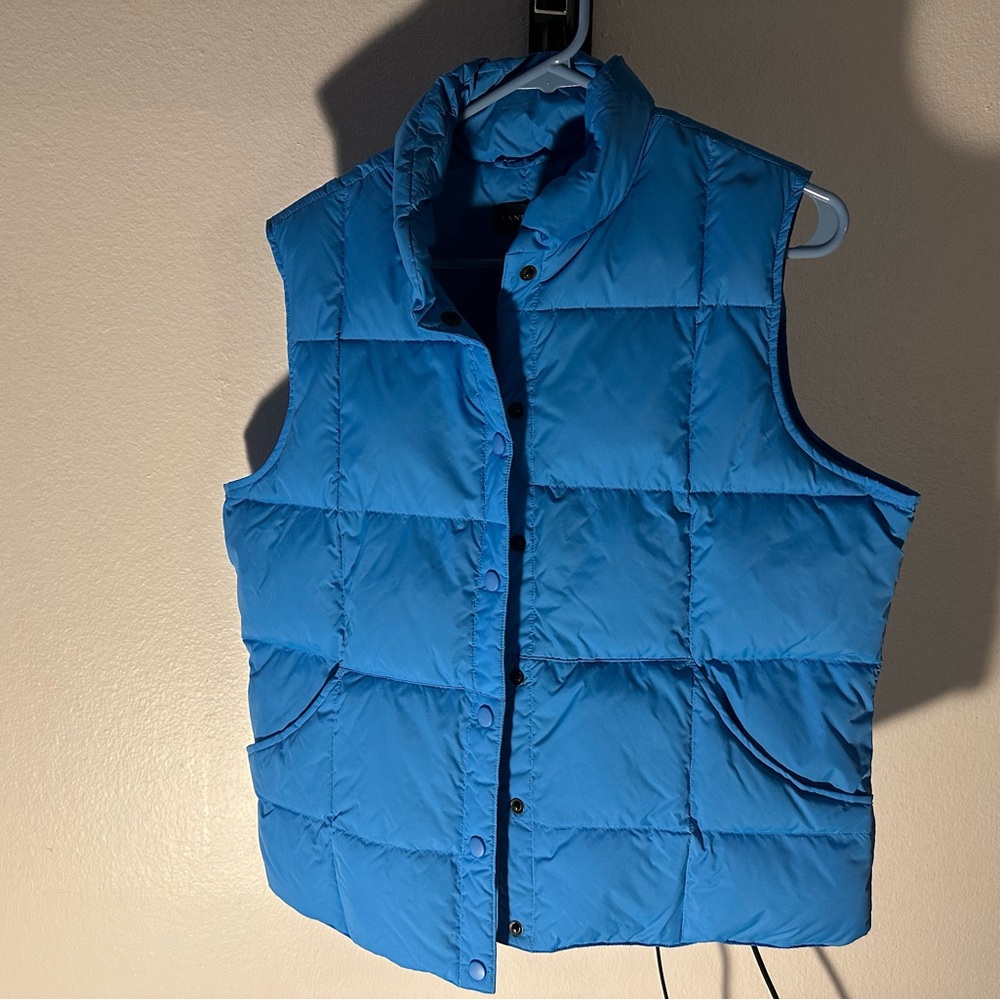 Lands' End Teal Puffer Vest